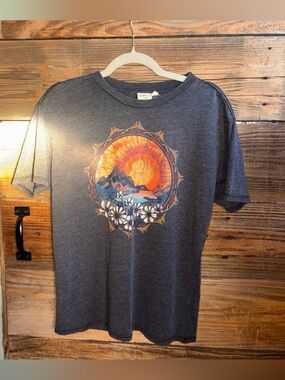 White Crow Dark Heather Logo Tee